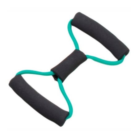 Fabrication Enterprises CanDo BowTie Tubing Exerciser, Green, 14" 1341811